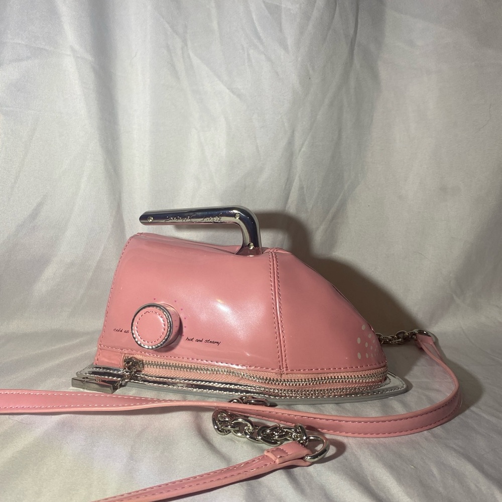 Betsey Johnson Kirsch IRON MAIDEN Pink Bag